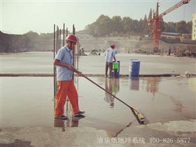 安斯福妙乐密封固化剂材料施工1----上海耐福地坪