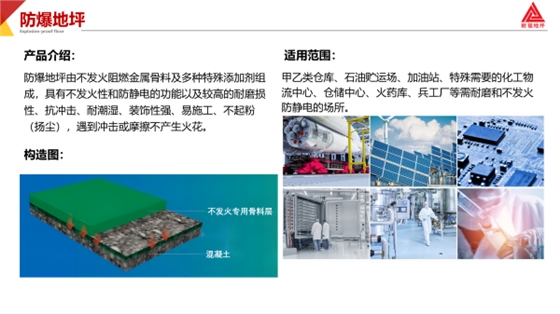 不发火防静电地坪