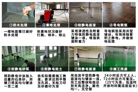 环氧防静电地坪 环氧防静电地坪