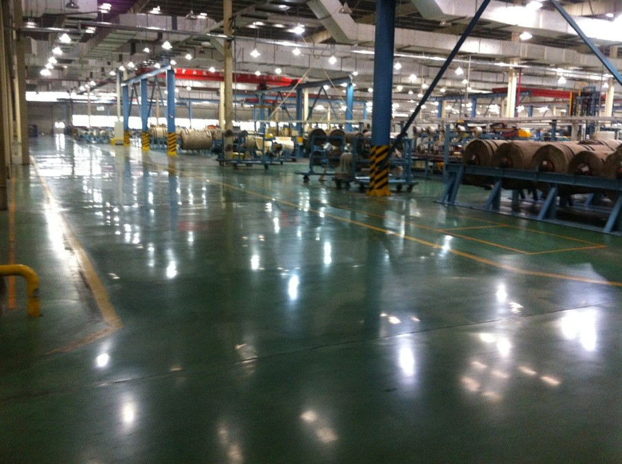 迪乐堡地坪系统--金宇轮胎车间