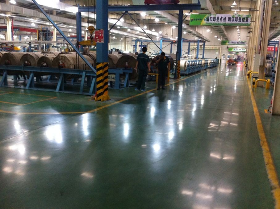 迪乐堡地坪系统--金宇轮胎车间