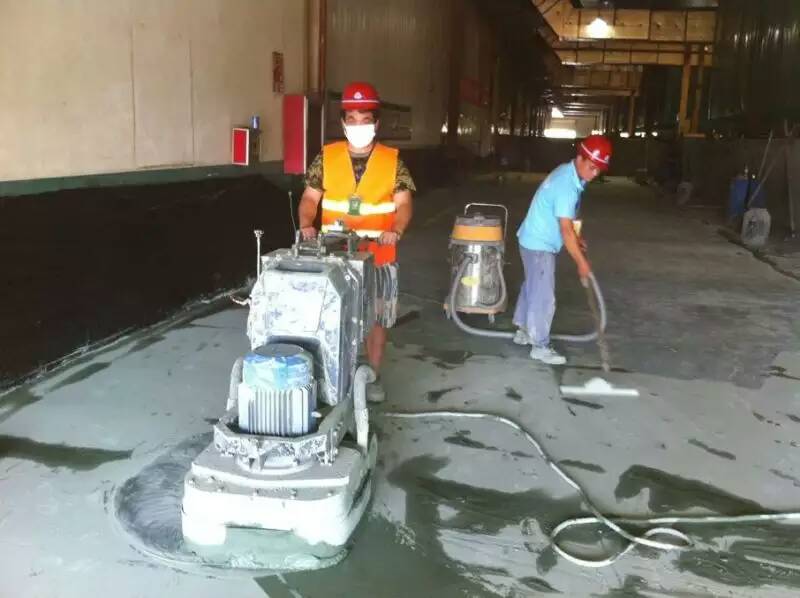 研磨机研磨施工----上海耐福地坪