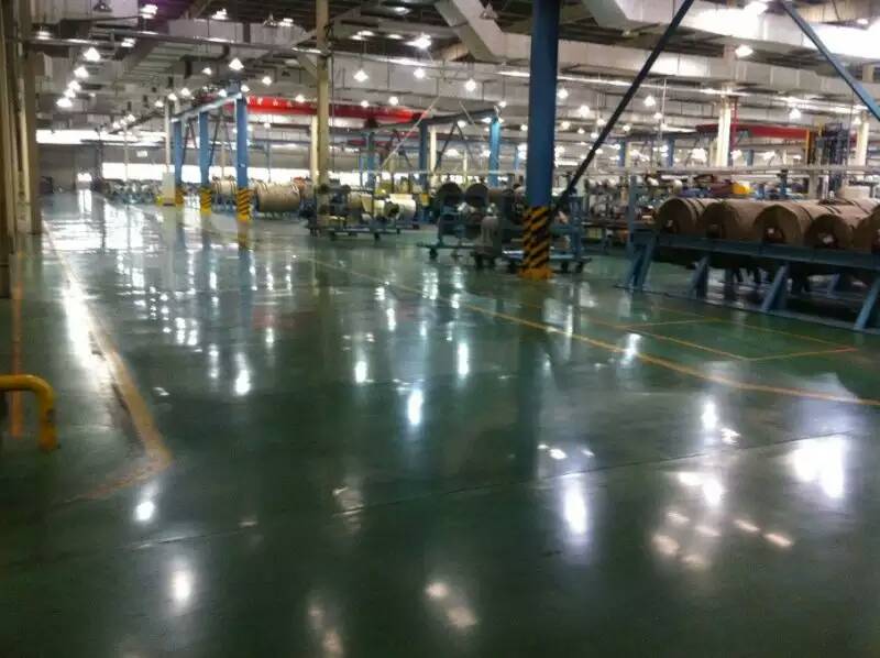 金宇轮胎AF固化剂车间地坪---上海耐福地坪