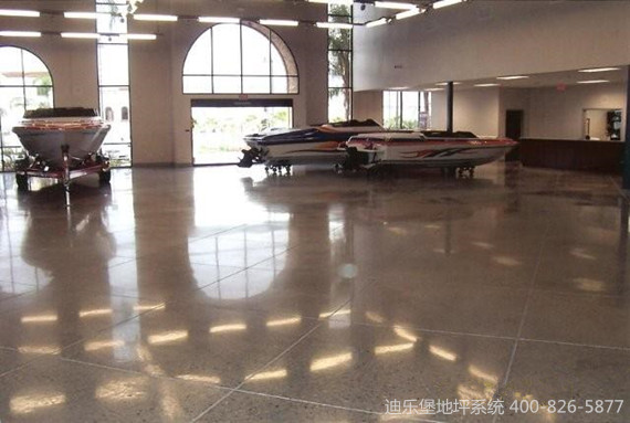 力石伯乐致密钢化剂汽车展厅地面