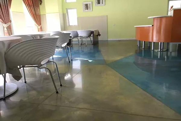 彩色艺术钢化地坪 彩色艺术钢化地坪